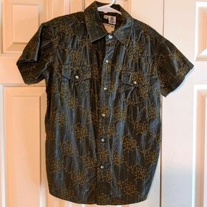 Ransom ranch boys medium snap down western shirt